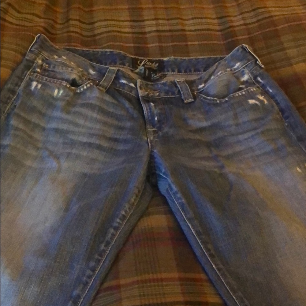 Lucky Lola boot worn once denim